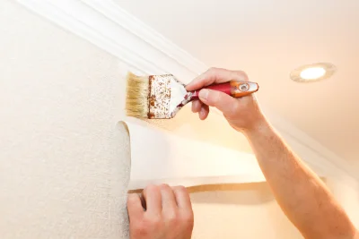 Pose de papier peint à Serre-Nerpol — revêtements muraux et toiles de verre